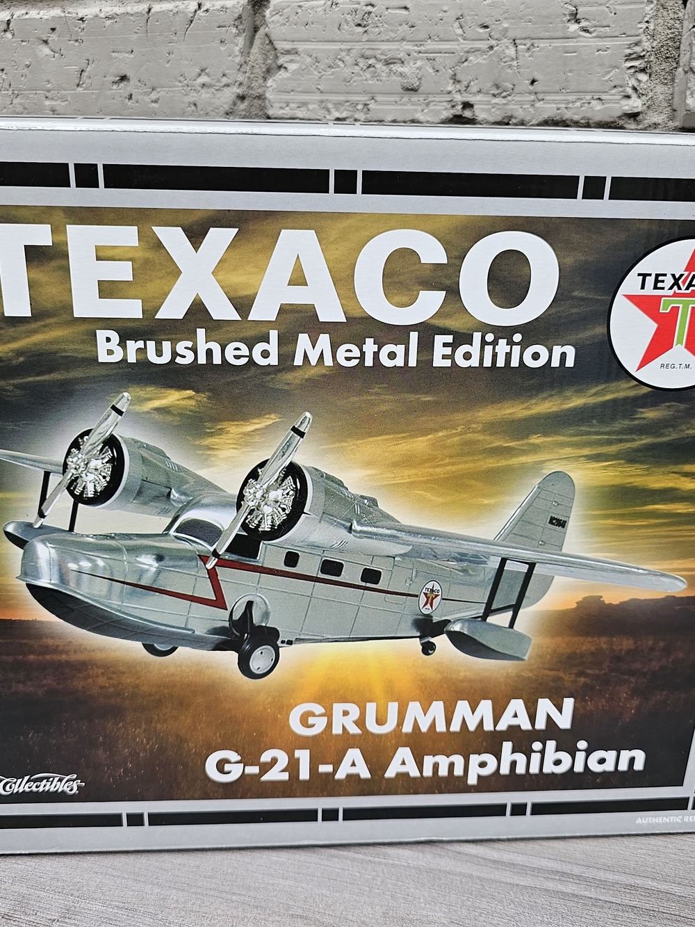 Brushed Metal Edition Grumman G-21-A Amphibian Wall Art - Silver
